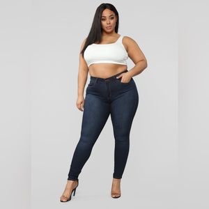 FashionNova Classic Mid Rise Skinny Jeans